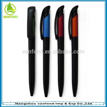 Hot sale promotion black plastic pens with customized logo